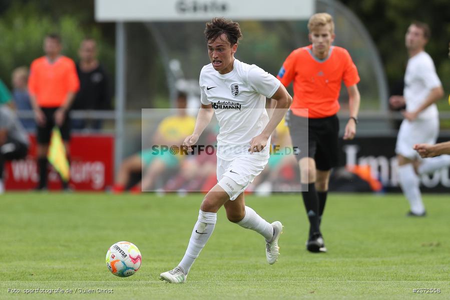 Nico Kuß, Sportgelände, Karlburg, 05.08.2023, sport, action, BFV, Fussball, Saison 2023/2024, 4. Spieltag, Landesliga Nordwest, TSV; DJK, DJK Don Bosco Bamberg, TSV Karlburg - Bild-ID: 2372558 Nico Kuß, Sportgelände, Karlburg, 05.08.2023, sport, action, BFV, Fussball, Saison 2023/2024, 4. Spieltag, Landesliga Nordwest, TSV; DJK, DJK Don Bosco Bamberg, TSV Karlburg - Bild-ID: 2372558