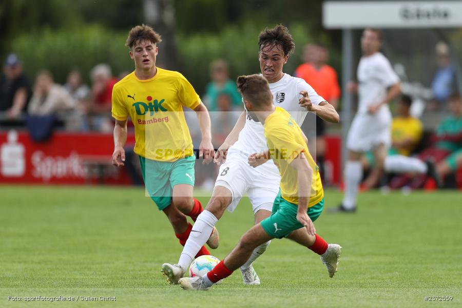 Nico Kuß, Sportgelände, Karlburg, 05.08.2023, sport, action, BFV, Fussball, Saison 2023/2024, 4. Spieltag, Landesliga Nordwest, TSV; DJK, DJK Don Bosco Bamberg, TSV Karlburg - Bild-ID: 2372559 Nico Kuß, Sportgelände, Karlburg, 05.08.2023, sport, action, BFV, Fussball, Saison 2023/2024, 4. Spieltag, Landesliga Nordwest, TSV; DJK, DJK Don Bosco Bamberg, TSV Karlburg - Bild-ID: 2372559