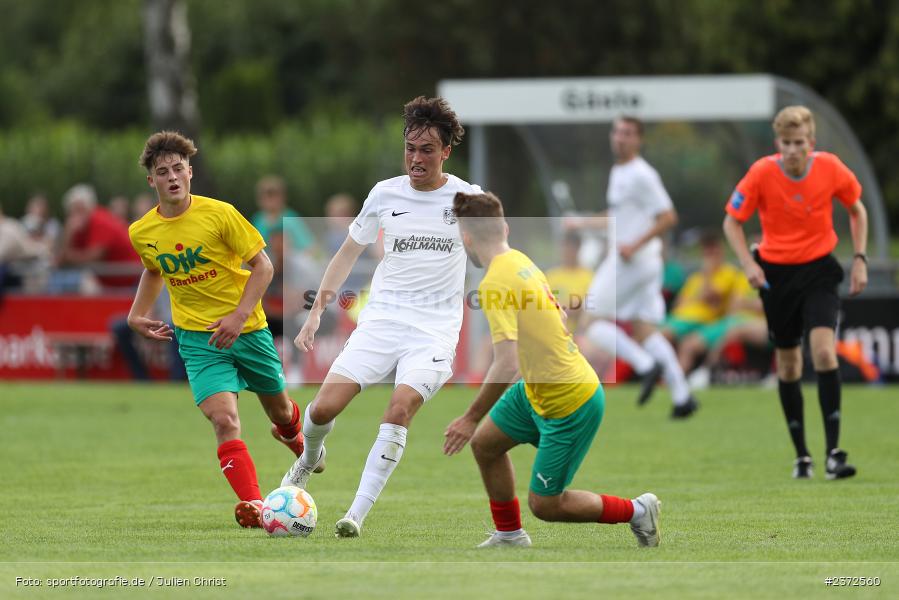 Nico Kuß, Sportgelände, Karlburg, 05.08.2023, sport, action, BFV, Fussball, Saison 2023/2024, 4. Spieltag, Landesliga Nordwest, TSV; DJK, DJK Don Bosco Bamberg, TSV Karlburg - Bild-ID: 2372560 Nico Kuß, Sportgelände, Karlburg, 05.08.2023, sport, action, BFV, Fussball, Saison 2023/2024, 4. Spieltag, Landesliga Nordwest, TSV; DJK, DJK Don Bosco Bamberg, TSV Karlburg - Bild-ID: 2372560