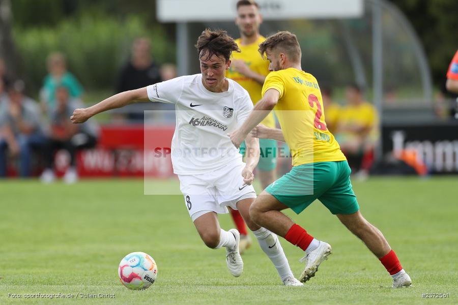 Nico Kuß, Sportgelände, Karlburg, 05.08.2023, sport, action, BFV, Fussball, Saison 2023/2024, 4. Spieltag, Landesliga Nordwest, TSV; DJK, DJK Don Bosco Bamberg, TSV Karlburg - Bild-ID: 2372561