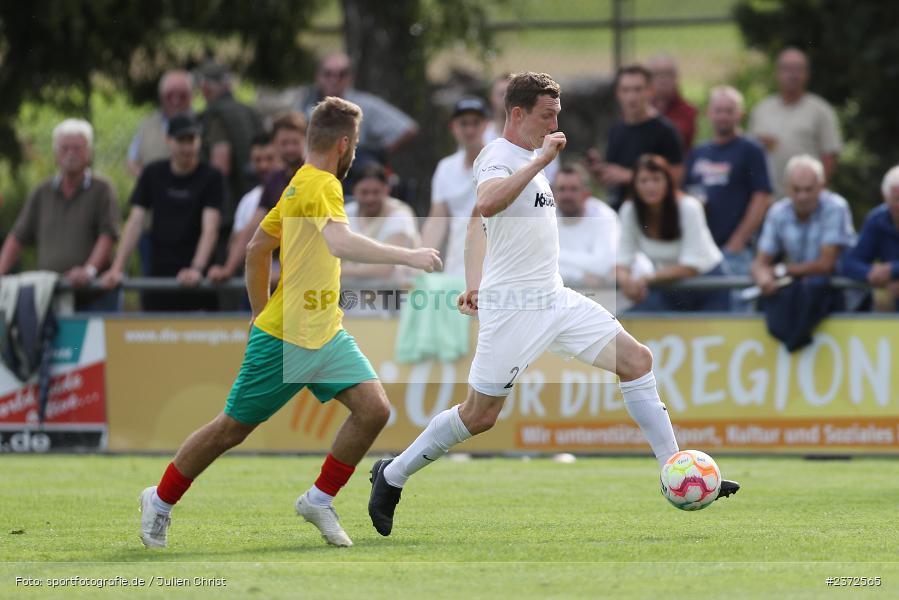 Sebastian Fries, Sportgelände, Karlburg, 05.08.2023, sport, action, BFV, Fussball, Saison 2023/2024, 4. Spieltag, Landesliga Nordwest, TSV; DJK, DJK Don Bosco Bamberg, TSV Karlburg - Bild-ID: 2372565
