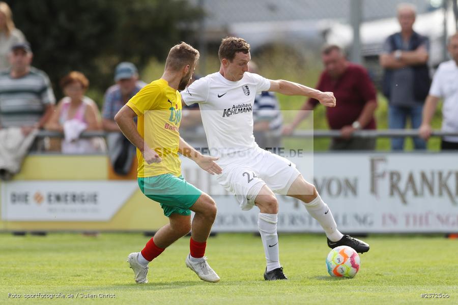 Sebastian Fries, Sportgelände, Karlburg, 05.08.2023, sport, action, BFV, Fussball, Saison 2023/2024, 4. Spieltag, Landesliga Nordwest, TSV; DJK, DJK Don Bosco Bamberg, TSV Karlburg - Bild-ID: 2372566