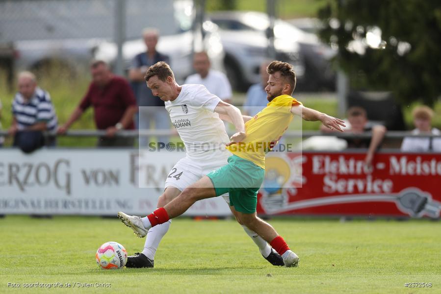 Sebastian Fries, Sportgelände, Karlburg, 05.08.2023, sport, action, BFV, Fussball, Saison 2023/2024, 4. Spieltag, Landesliga Nordwest, TSV; DJK, DJK Don Bosco Bamberg, TSV Karlburg - Bild-ID: 2372568