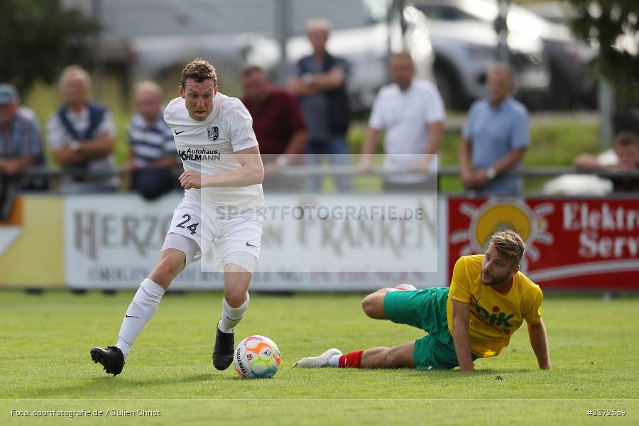 Sebastian Fries, Sportgelände, Karlburg, 05.08.2023, sport, action, BFV, Fussball, Saison 2023/2024, 4. Spieltag, Landesliga Nordwest, TSV; DJK, DJK Don Bosco Bamberg, TSV Karlburg - Bild-ID: 2372569