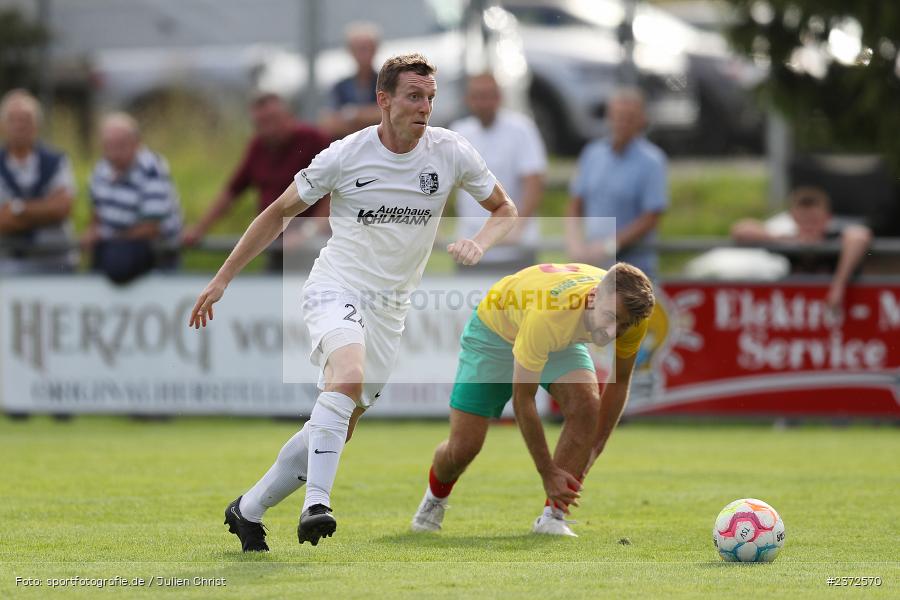 Sebastian Fries, Sportgelände, Karlburg, 05.08.2023, sport, action, BFV, Fussball, Saison 2023/2024, 4. Spieltag, Landesliga Nordwest, TSV; DJK, DJK Don Bosco Bamberg, TSV Karlburg - Bild-ID: 2372570