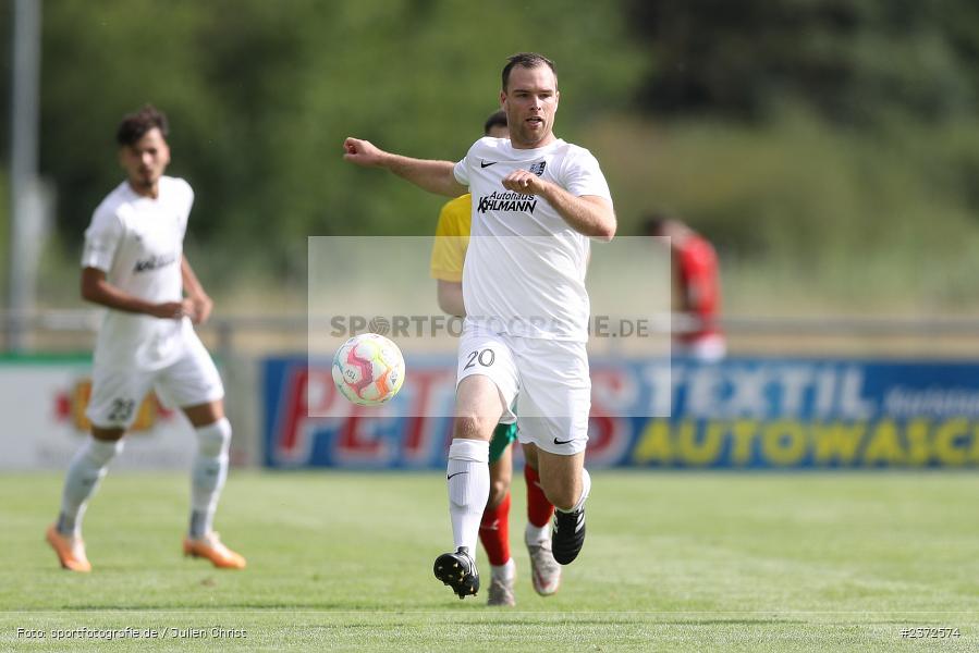 Maurice Kübert, Sportgelände, Karlburg, 05.08.2023, sport, action, BFV, Fussball, Saison 2023/2024, 4. Spieltag, Landesliga Nordwest, TSV; DJK, DJK Don Bosco Bamberg, TSV Karlburg - Bild-ID: 2372574