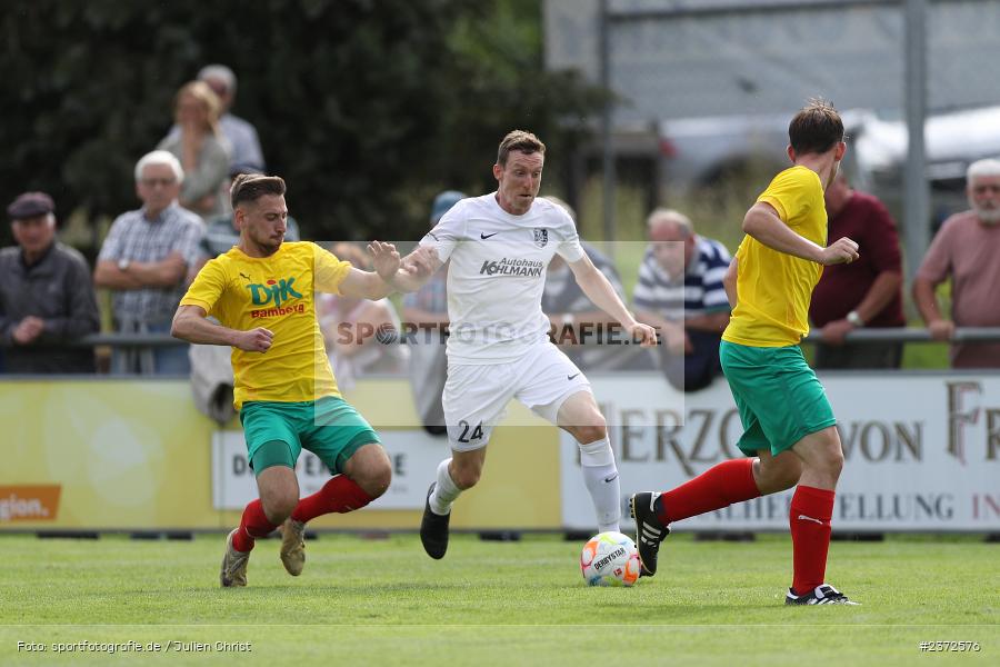 Sebastian Fries, Sportgelände, Karlburg, 05.08.2023, sport, action, BFV, Fussball, Saison 2023/2024, 4. Spieltag, Landesliga Nordwest, TSV; DJK, DJK Don Bosco Bamberg, TSV Karlburg - Bild-ID: 2372576