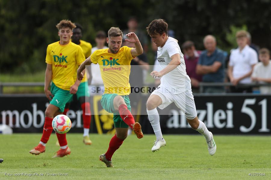 Nico Kuß, Sportgelände, Karlburg, 05.08.2023, sport, action, BFV, Fussball, Saison 2023/2024, 4. Spieltag, Landesliga Nordwest, TSV; DJK, DJK Don Bosco Bamberg, TSV Karlburg - Bild-ID: 2372584