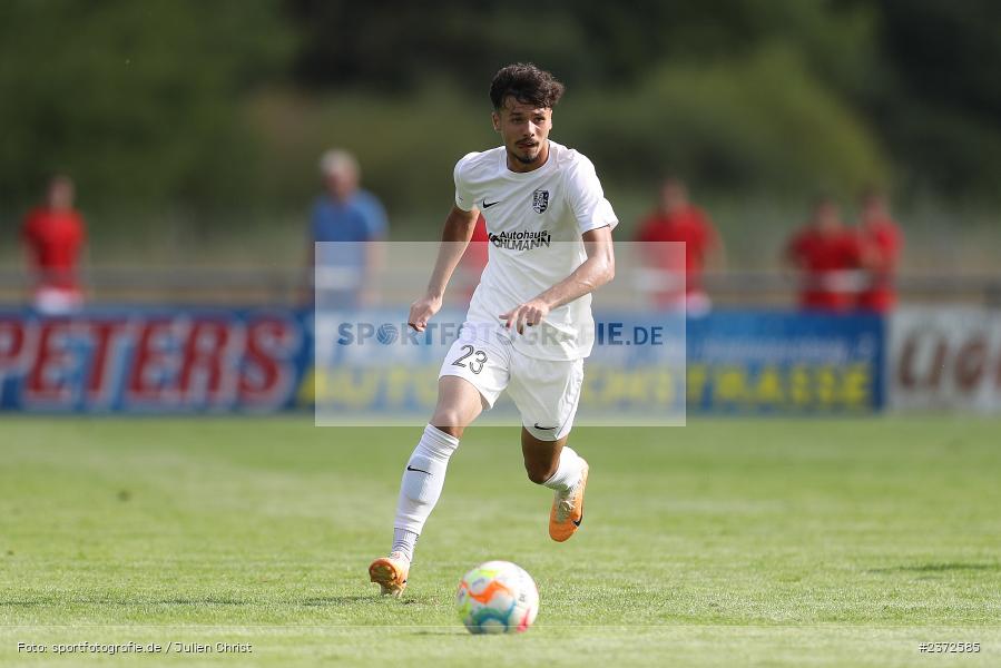 Fabio Tudor, Sportgelände, Karlburg, 05.08.2023, sport, action, BFV, Fussball, Saison 2023/2024, 4. Spieltag, Landesliga Nordwest, TSV; DJK, DJK Don Bosco Bamberg, TSV Karlburg - Bild-ID: 2372585