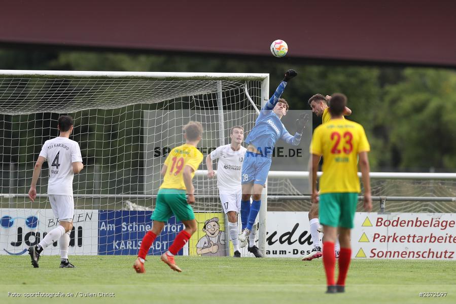 Linus Eiselein, Sportgelände, Karlburg, 05.08.2023, sport, action, BFV, Fussball, Saison 2023/2024, 4. Spieltag, Landesliga Nordwest, TSV; DJK, DJK Don Bosco Bamberg, TSV Karlburg - Bild-ID: 2372597
