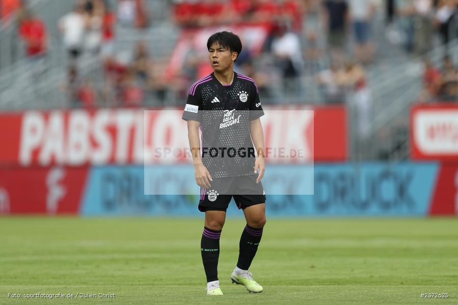 Taichi Fukui, AKON Arena, Würzburg, 06.08.2023, sport, action, BFV, Fussball, Saison 2023/2024, 3. Spieltag, Regionalliga Bayern, FCB, FWK, FC Bayern München II, FC Würzburger Kickers - Bild-ID: 2372623 Taichi Fukui, AKON Arena, Würzburg, 06.08.2023, sport, action, BFV, Fussball, Saison 2023/2024, 3. Spieltag, Regionalliga Bayern, FCB, FWK, FC Bayern München II, FC Würzburger Kickers - Bild-ID: 2372623