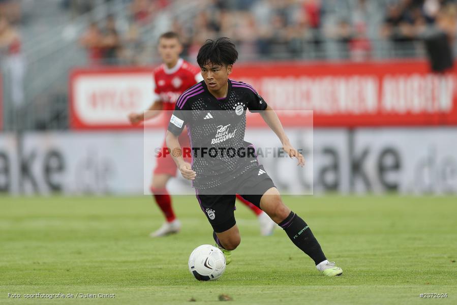 Taichi Fukui, AKON Arena, Würzburg, 06.08.2023, sport, action, BFV, Fussball, Saison 2023/2024, 3. Spieltag, Regionalliga Bayern, FCB, FWK, FC Bayern München II, FC Würzburger Kickers - Bild-ID: 2372624 Taichi Fukui, AKON Arena, Würzburg, 06.08.2023, sport, action, BFV, Fussball, Saison 2023/2024, 3. Spieltag, Regionalliga Bayern, FCB, FWK, FC Bayern München II, FC Würzburger Kickers - Bild-ID: 2372624