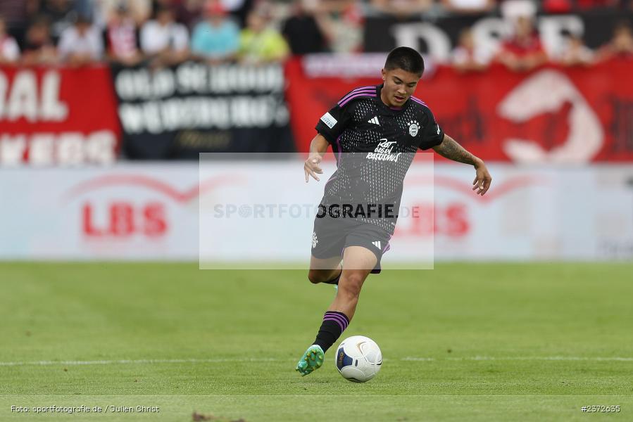 Angelo Brückner, AKON Arena, Würzburg, 06.08.2023, sport, action, BFV, Fussball, Saison 2023/2024, 3. Spieltag, Regionalliga Bayern, FCB, FWK, FC Bayern München II, FC Würzburger Kickers - Bild-ID: 2372635
