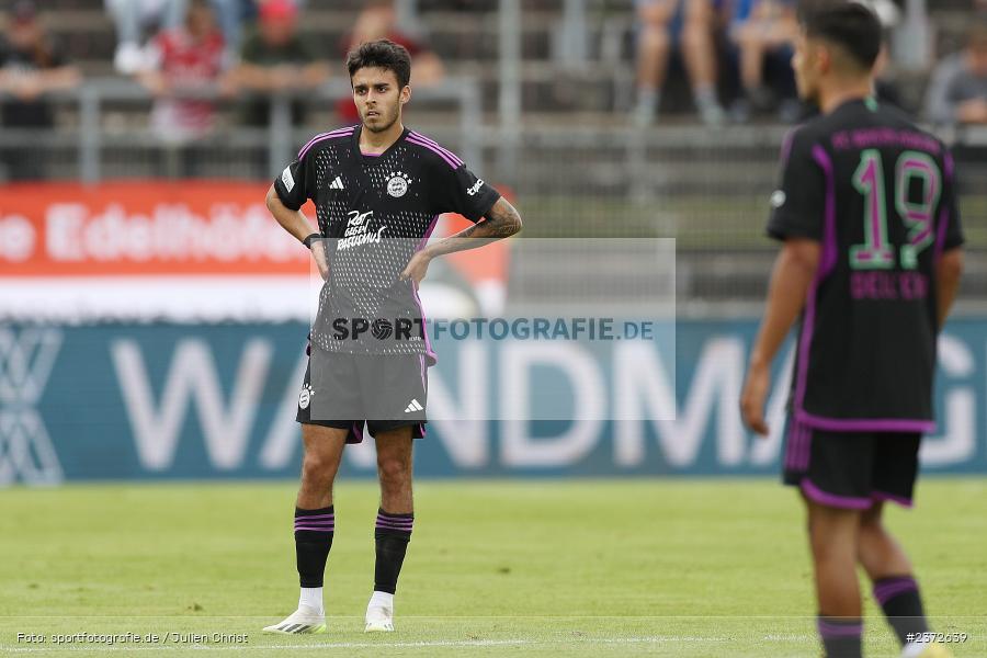 Lucas Fernando Copado Schrobenhauser, AKON Arena, Würzburg, 06.08.2023, sport, action, BFV, Fussball, Saison 2023/2024, 3. Spieltag, Regionalliga Bayern, FCB, FWK, FC Bayern München II, FC Würzburger Kickers - Bild-ID: 2372639 Lucas Fernando Copado Schrobenhauser, AKON Arena, Würzburg, 06.08.2023, sport, action, BFV, Fussball, Saison 2023/2024, 3. Spieltag, Regionalliga Bayern, FCB, FWK, FC Bayern München II, FC Würzburger Kickers - Bild-ID: 2372639