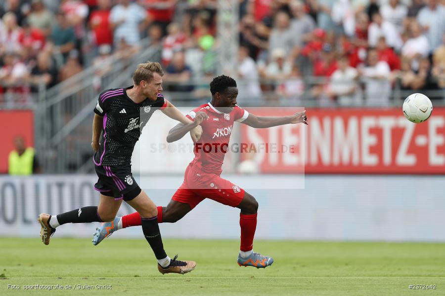 Benjika Caciel, AKON Arena, Würzburg, 06.08.2023, sport, action, BFV, Fussball, Saison 2023/2024, 3. Spieltag, Regionalliga Bayern, FCB, FWK, FC Bayern München II, FC Würzburger Kickers - Bild-ID: 2372642