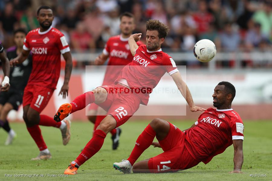 Daniel Hägele, AKON Arena, Würzburg, 06.08.2023, sport, action, BFV, Fussball, Saison 2023/2024, 3. Spieltag, Regionalliga Bayern, FCB, FWK, FC Bayern München II, FC Würzburger Kickers - Bild-ID: 2372656