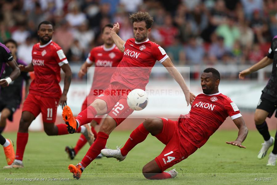 Daniel Hägele, AKON Arena, Würzburg, 06.08.2023, sport, action, BFV, Fussball, Saison 2023/2024, 3. Spieltag, Regionalliga Bayern, FCB, FWK, FC Bayern München II, FC Würzburger Kickers - Bild-ID: 2372657