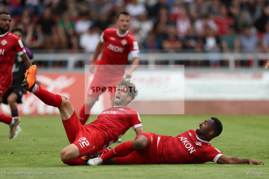 Daniel Hägele, AKON Arena, Würzburg, 06.08.2023, sport, action, BFV, Fussball, Saison 2023/2024, 3. Spieltag, Regionalliga Bayern, FCB, FWK, FC Bayern München II, FC Würzburger Kickers - Bild-ID: 2372659