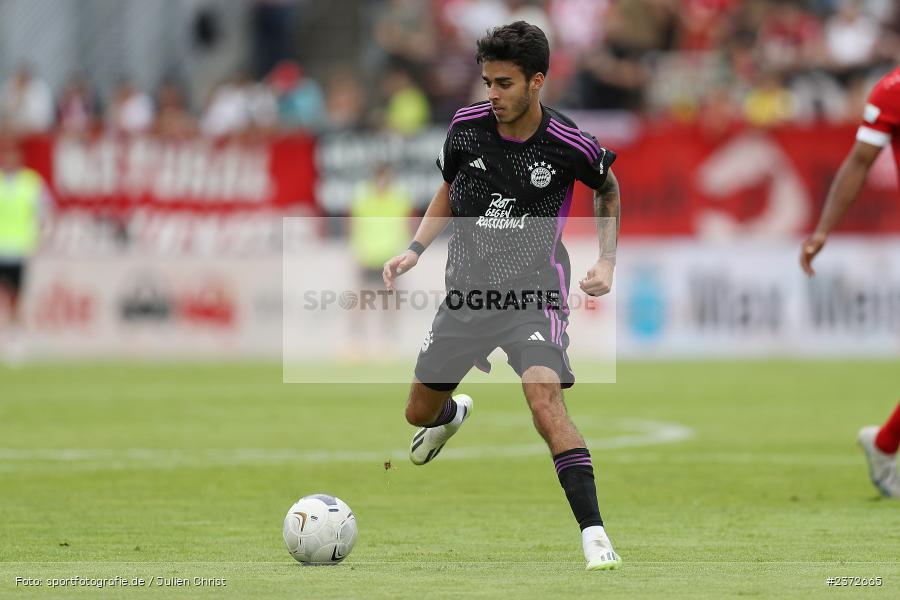 Lucas Fernando Copado Schrobenhauser, AKON Arena, Würzburg, 06.08.2023, sport, action, BFV, Fussball, Saison 2023/2024, 3. Spieltag, Regionalliga Bayern, FCB, FWK, FC Bayern München II, FC Würzburger Kickers - Bild-ID: 2372665