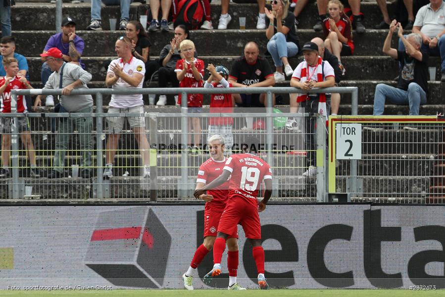 Thomas Haas, AKON Arena, Würzburg, 06.08.2023, sport, action, BFV, Fussball, Saison 2023/2024, 3. Spieltag, Regionalliga Bayern, FCB, FWK, FC Bayern München II, FC Würzburger Kickers - Bild-ID: 2372673