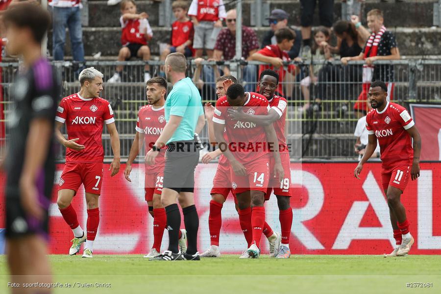 Thomas Haas, AKON Arena, Würzburg, 06.08.2023, sport, action, BFV, Fussball, Saison 2023/2024, 3. Spieltag, Regionalliga Bayern, FCB, FWK, FC Bayern München II, FC Würzburger Kickers - Bild-ID: 2372681