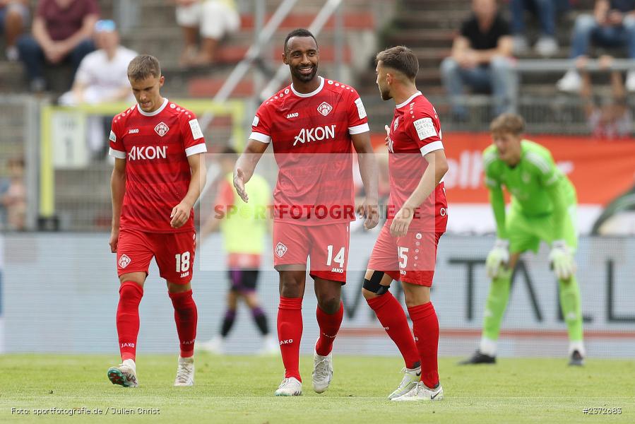 Saliou Sané, AKON Arena, Würzburg, 06.08.2023, sport, action, BFV, Fussball, Saison 2023/2024, 3. Spieltag, Regionalliga Bayern, FCB, FWK, FC Bayern München II, FC Würzburger Kickers - Bild-ID: 2372683