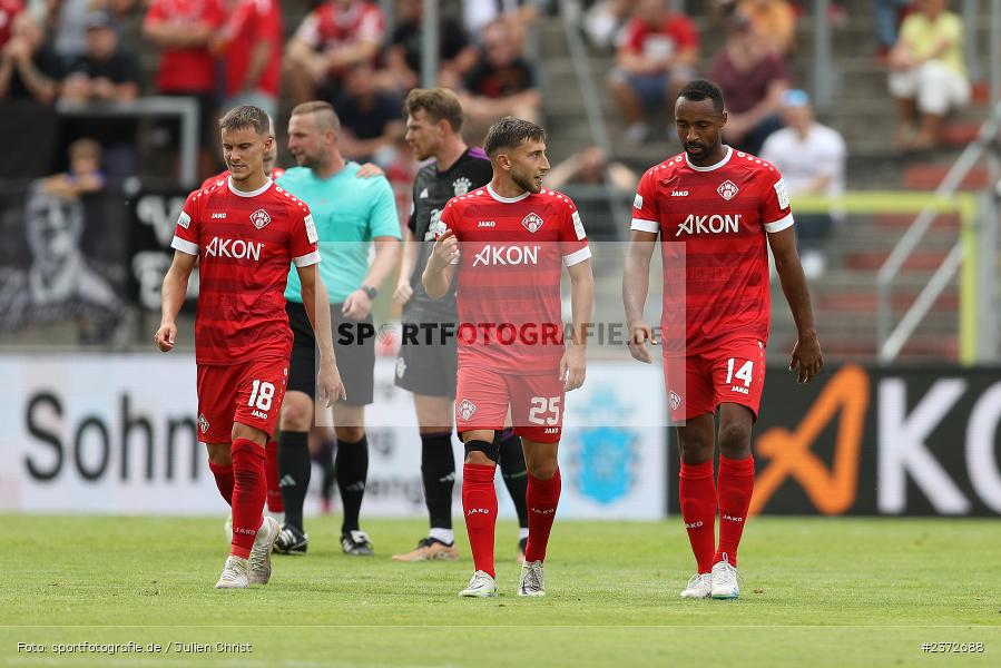 Saliou Sané, AKON Arena, Würzburg, 06.08.2023, sport, action, BFV, Fussball, Saison 2023/2024, 3. Spieltag, Regionalliga Bayern, FCB, FWK, FC Bayern München II, FC Würzburger Kickers - Bild-ID: 2372688