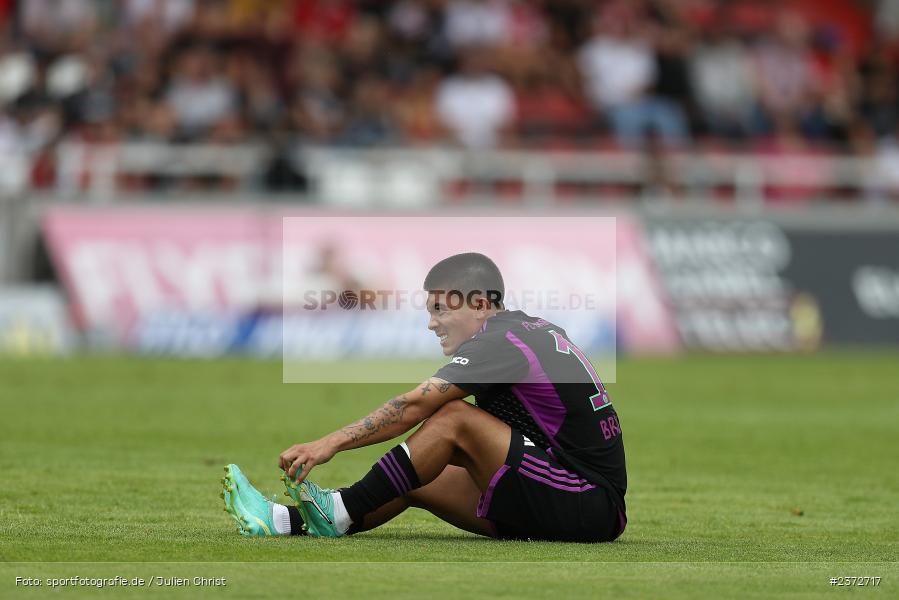 Angelo Brückner, AKON Arena, Würzburg, 06.08.2023, sport, action, BFV, Fussball, Saison 2023/2024, 3. Spieltag, Regionalliga Bayern, FCB, FWK, FC Bayern München II, FC Würzburger Kickers - Bild-ID: 2372717