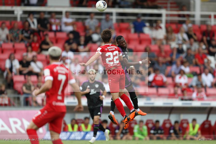 Daniel Hägele, AKON Arena, Würzburg, 06.08.2023, sport, action, BFV, Fussball, Saison 2023/2024, 3. Spieltag, Regionalliga Bayern, FCB, FWK, FC Bayern München II, FC Würzburger Kickers - Bild-ID: 2372719