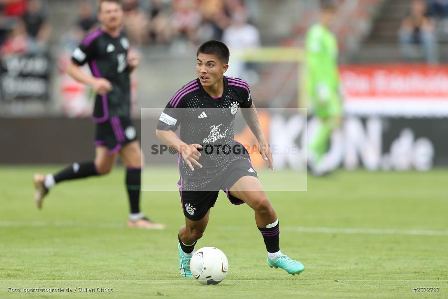 Angelo Brückner, AKON Arena, Würzburg, 06.08.2023, sport, action, BFV, Fussball, Saison 2023/2024, 3. Spieltag, Regionalliga Bayern, FCB, FWK, FC Bayern München II, FC Würzburger Kickers - Bild-ID: 2372727