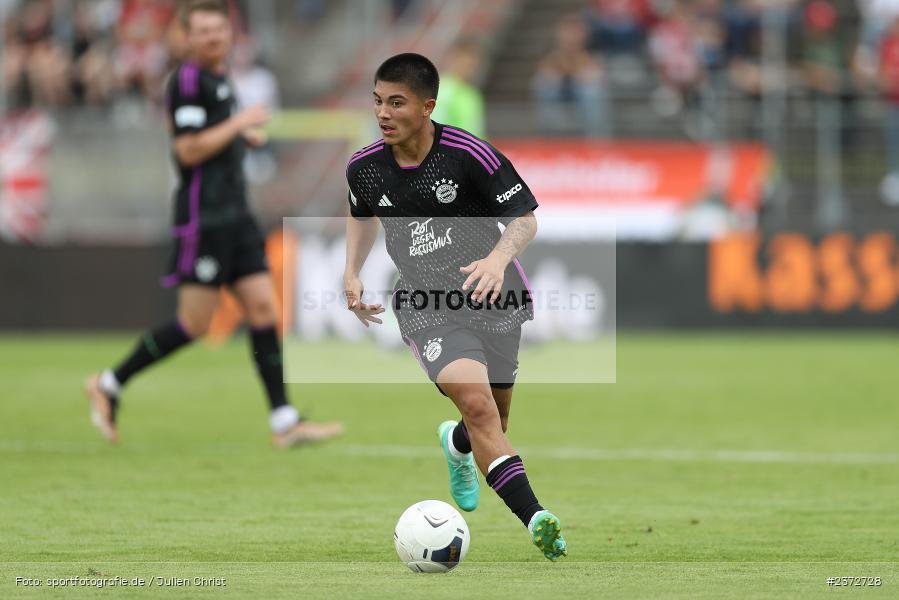 Angelo Brückner, AKON Arena, Würzburg, 06.08.2023, sport, action, BFV, Fussball, Saison 2023/2024, 3. Spieltag, Regionalliga Bayern, FCB, FWK, FC Bayern München II, FC Würzburger Kickers - Bild-ID: 2372728