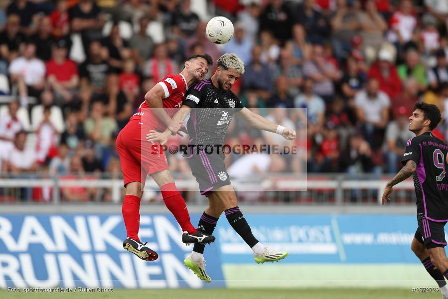 Dion Berisha, AKON Arena, Würzburg, 06.08.2023, sport, action, BFV, Fussball, Saison 2023/2024, 3. Spieltag, Regionalliga Bayern, FCB, FWK, FC Bayern München II, FC Würzburger Kickers - Bild-ID: 2372729