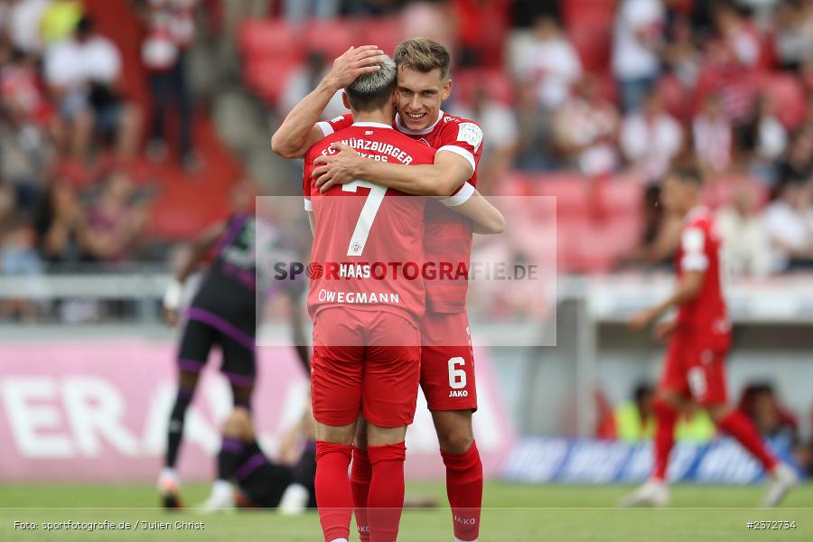 Marius Wegmann, AKON Arena, Würzburg, 06.08.2023, sport, action, BFV, Fussball, Saison 2023/2024, 3. Spieltag, Regionalliga Bayern, FCB, FWK, FC Bayern München II, FC Würzburger Kickers - Bild-ID: 2372734