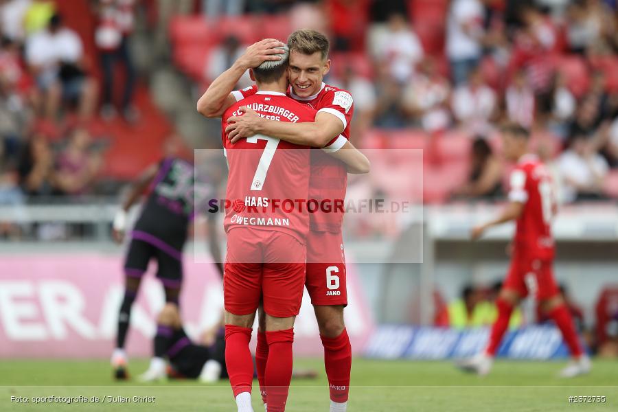Marius Wegmann, AKON Arena, Würzburg, 06.08.2023, sport, action, BFV, Fussball, Saison 2023/2024, 3. Spieltag, Regionalliga Bayern, FCB, FWK, FC Bayern München II, FC Würzburger Kickers - Bild-ID: 2372735