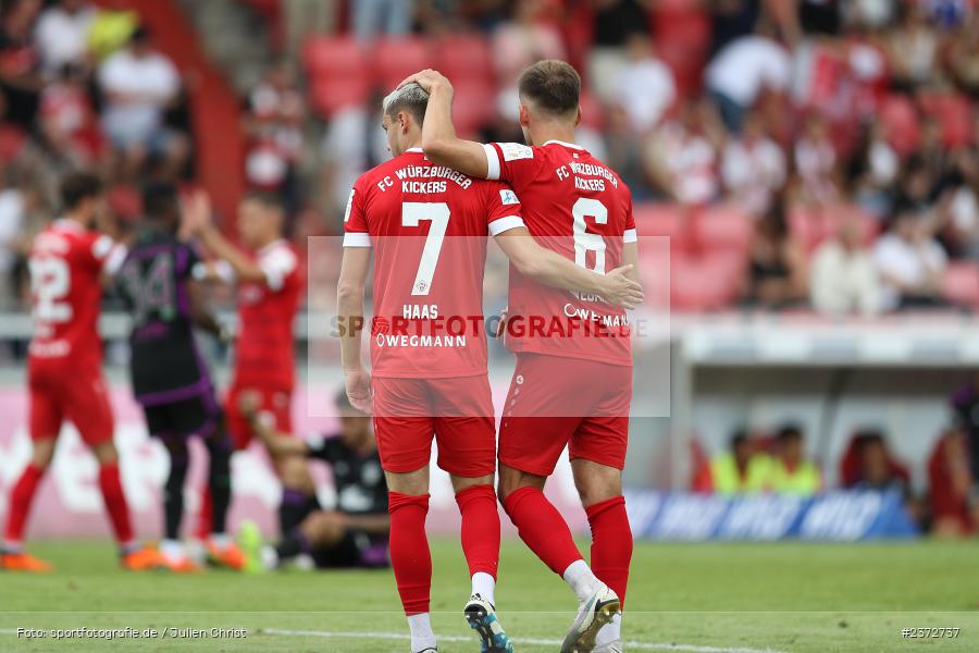Marius Wegmann, AKON Arena, Würzburg, 06.08.2023, sport, action, BFV, Fussball, Saison 2023/2024, 3. Spieltag, Regionalliga Bayern, FCB, FWK, FC Bayern München II, FC Würzburger Kickers - Bild-ID: 2372737