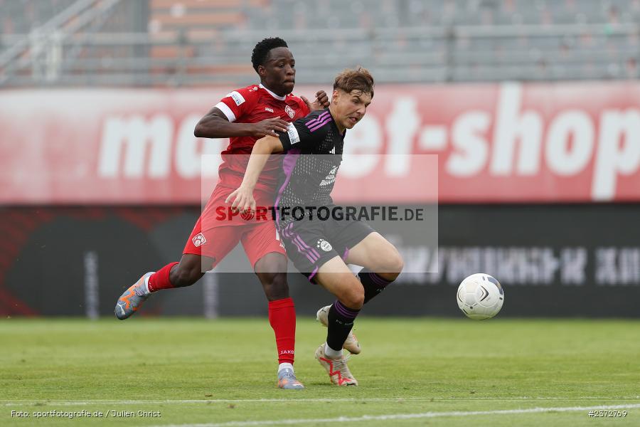 Benjika Caciel, AKON Arena, Würzburg, 06.08.2023, sport, action, BFV, Fussball, Saison 2023/2024, 3. Spieltag, Regionalliga Bayern, FCB, FWK, FC Bayern München II, FC Würzburger Kickers - Bild-ID: 2372769