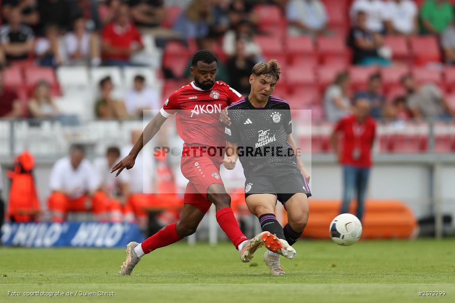 Max Scholze, AKON Arena, Würzburg, 06.08.2023, sport, action, BFV, Fussball, Saison 2023/2024, 3. Spieltag, Regionalliga Bayern, FCB, FWK, FC Bayern München II, FC Würzburger Kickers - Bild-ID: 2372799