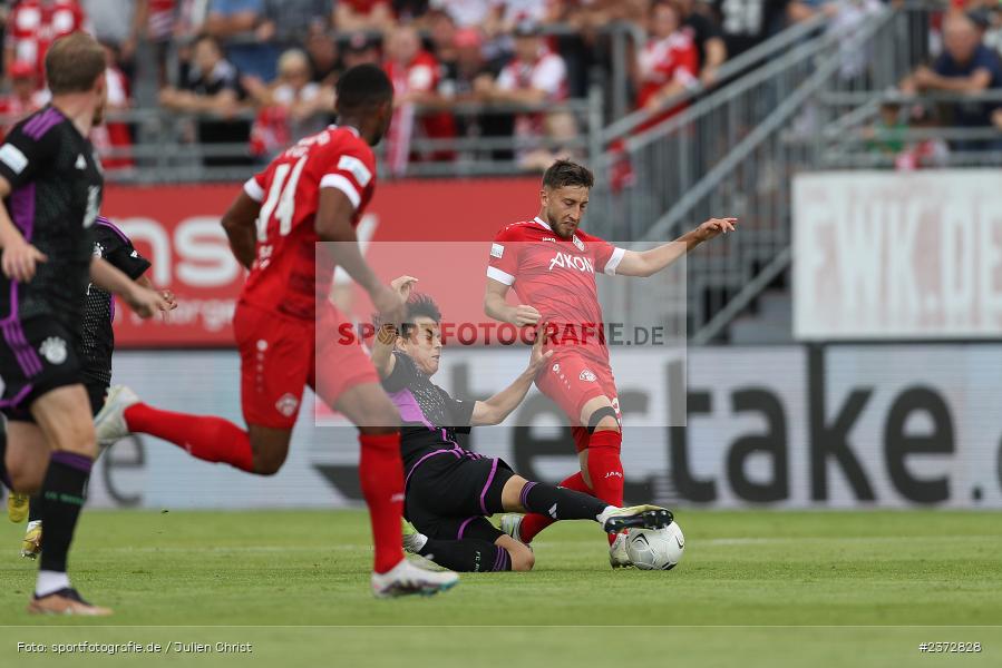 Dominik Meisel, AKON Arena, Würzburg, 06.08.2023, sport, action, BFV, Fussball, Saison 2023/2024, 3. Spieltag, Regionalliga Bayern, FCB, FWK, FC Bayern München II, FC Würzburger Kickers - Bild-ID: 2372828