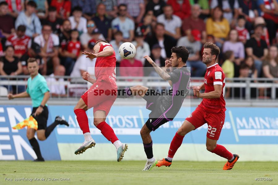 Lucas Fernando Copado Schrobenhauser, AKON Arena, Würzburg, 06.08.2023, sport, action, BFV, Fussball, Saison 2023/2024, 3. Spieltag, Regionalliga Bayern, FCB, FWK, FC Bayern München II, FC Würzburger Kickers - Bild-ID: 2372846