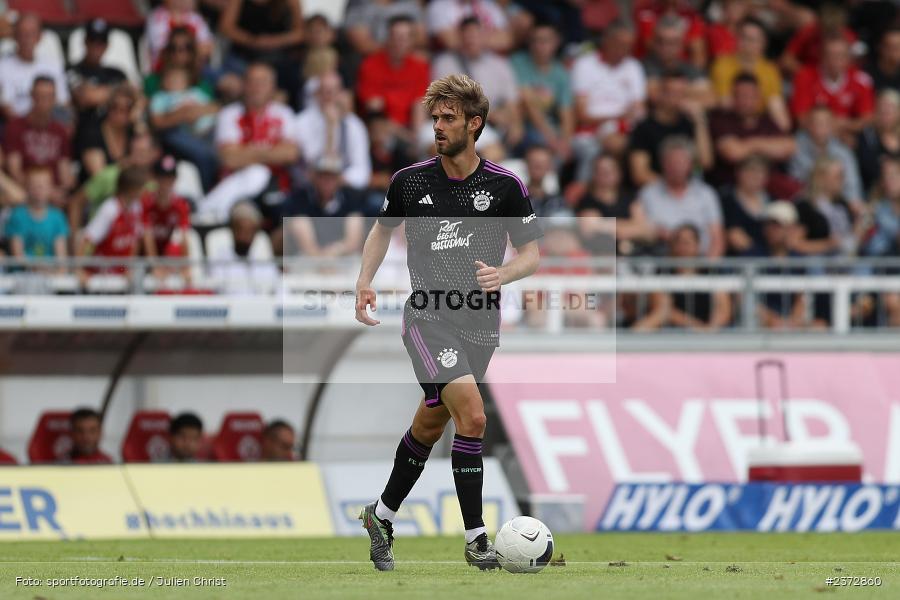 Luca Denk, AKON Arena, Würzburg, 06.08.2023, sport, action, BFV, Fussball, Saison 2023/2024, 3. Spieltag, Regionalliga Bayern, FCB, FWK, FC Bayern München II, FC Würzburger Kickers - Bild-ID: 2372860