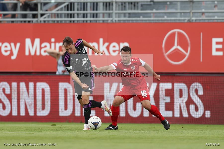 Lovro Zvonarek, AKON Arena, Würzburg, 06.08.2023, sport, action, BFV, Fussball, Saison 2023/2024, 3. Spieltag, Regionalliga Bayern, FCB, FWK, FC Bayern München II, FC Würzburger Kickers - Bild-ID: 2372862