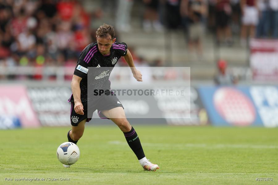 Lovro Zvonarek, AKON Arena, Würzburg, 06.08.2023, sport, action, BFV, Fussball, Saison 2023/2024, 3. Spieltag, Regionalliga Bayern, FCB, FWK, FC Bayern München II, FC Würzburger Kickers - Bild-ID: 2372872