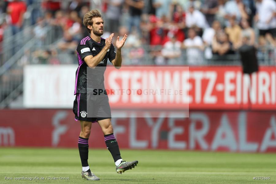Luca Denk, AKON Arena, Würzburg, 06.08.2023, sport, action, BFV, Fussball, Saison 2023/2024, 3. Spieltag, Regionalliga Bayern, FCB, FWK, FC Bayern München II, FC Würzburger Kickers - Bild-ID: 2372885