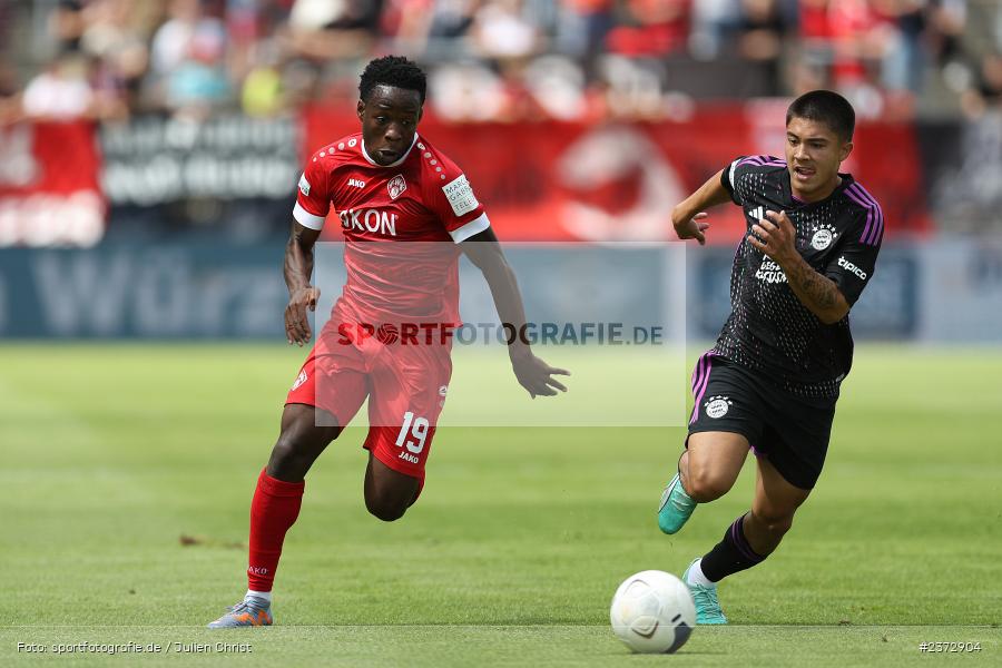 Benjika Caciel, AKON Arena, Würzburg, 06.08.2023, sport, action, BFV, Fussball, Saison 2023/2024, 3. Spieltag, Regionalliga Bayern, FCB, FWK, FC Bayern München II, FC Würzburger Kickers - Bild-ID: 2372904 Benjika Caciel, AKON Arena, Würzburg, 06.08.2023, sport, action, BFV, Fussball, Saison 2023/2024, 3. Spieltag, Regionalliga Bayern, FCB, FWK, FC Bayern München II, FC Würzburger Kickers - Bild-ID: 2372904