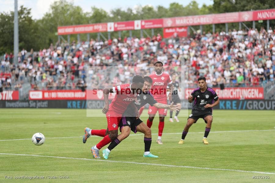 Benjika Caciel, AKON Arena, Würzburg, 06.08.2023, sport, action, BFV, Fussball, Saison 2023/2024, 3. Spieltag, Regionalliga Bayern, FCB, FWK, FC Bayern München II, FC Würzburger Kickers - Bild-ID: 2372930