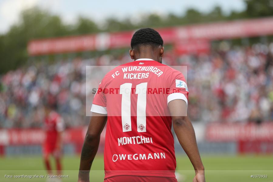 Fabrice Montcheu, AKON Arena, Würzburg, 06.08.2023, sport, action, BFV, Fussball, Saison 2023/2024, 3. Spieltag, Regionalliga Bayern, FCB, FWK, FC Bayern München II, FC Würzburger Kickers - Bild-ID: 2372932