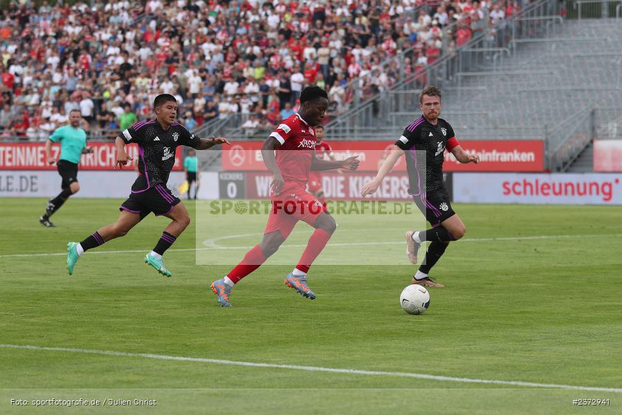Benjika Caciel, AKON Arena, Würzburg, 06.08.2023, sport, action, BFV, Fussball, Saison 2023/2024, 3. Spieltag, Regionalliga Bayern, FCB, FWK, FC Bayern München II, FC Würzburger Kickers - Bild-ID: 2372941 Benjika Caciel, AKON Arena, Würzburg, 06.08.2023, sport, action, BFV, Fussball, Saison 2023/2024, 3. Spieltag, Regionalliga Bayern, FCB, FWK, FC Bayern München II, FC Würzburger Kickers - Bild-ID: 2372941