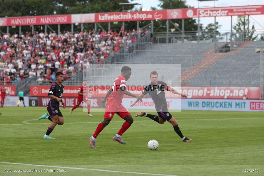 Benjika Caciel, AKON Arena, Würzburg, 06.08.2023, sport, action, BFV, Fussball, Saison 2023/2024, 3. Spieltag, Regionalliga Bayern, FCB, FWK, FC Bayern München II, FC Würzburger Kickers - Bild-ID: 2372943