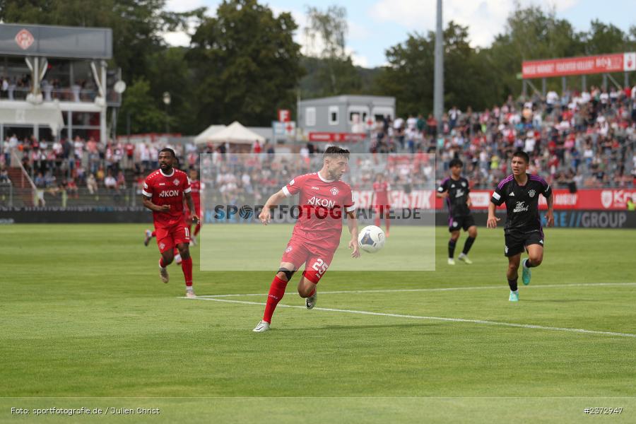 Dominik Meisel, AKON Arena, Würzburg, 06.08.2023, sport, action, BFV, Fussball, Saison 2023/2024, 3. Spieltag, Regionalliga Bayern, FCB, FWK, FC Bayern München II, FC Würzburger Kickers - Bild-ID: 2372947