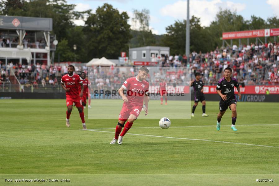 Dominik Meisel, AKON Arena, Würzburg, 06.08.2023, sport, action, BFV, Fussball, Saison 2023/2024, 3. Spieltag, Regionalliga Bayern, FCB, FWK, FC Bayern München II, FC Würzburger Kickers - Bild-ID: 2372948